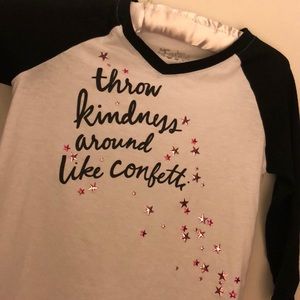 Girls Justice 3/4 Sleeve Shirt